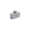 Capot 16B, Aluminium moulé sous pression, Alliage de zinc moulé, IP67, Sortie verticale, M40
